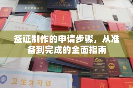 涿州签证制作的申请步骤，从准备到完成的全面指南